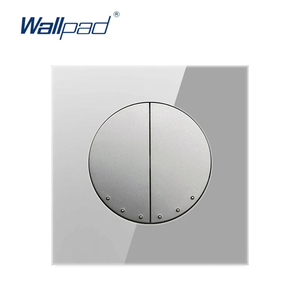 Wallpad 2 Gang 3 Way Intermediate Rocker Button настенный светильник ель света серая кристаллическая