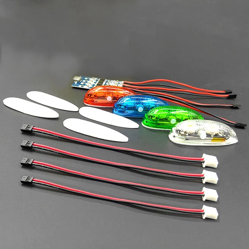 Радиоуправляемый Дрон с фиксированным крылом двойная вспышка ночник светильник