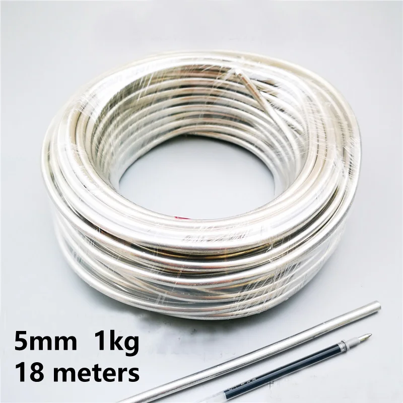 5mm 18 meters 1 кг алюминиевый провод садоводство растение дизайн поддерживает пейзаж миниатюрные деревья DIY кукла кронштейн Скелет рамки инструменты - Цвет: 5mm 18 meters
