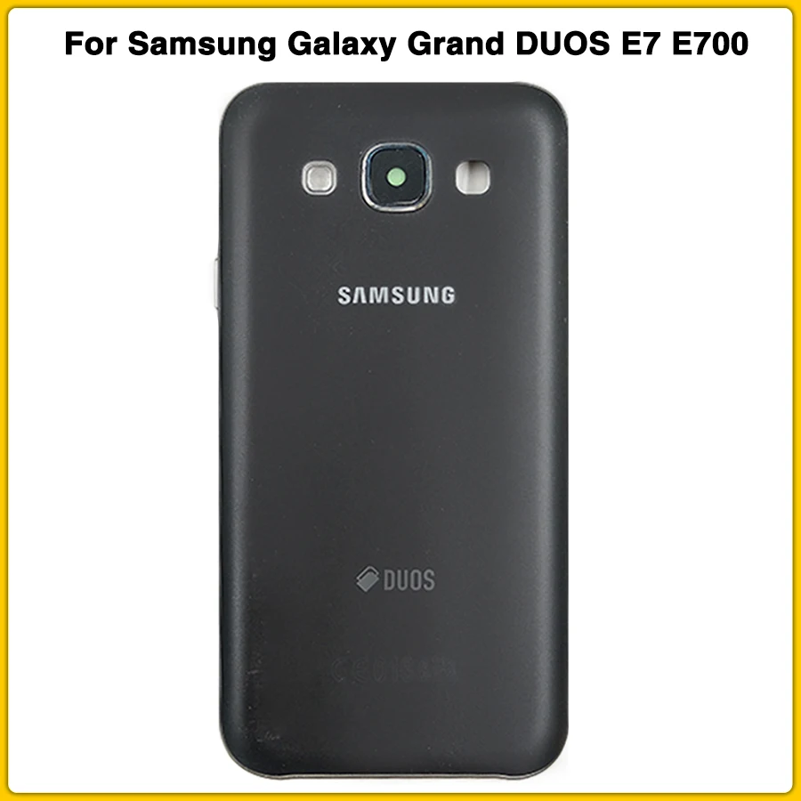 Новый E7 полный корпус чехол для Samsung Galaxy Grand DUOS E700 батарея задняя крышка Дверь