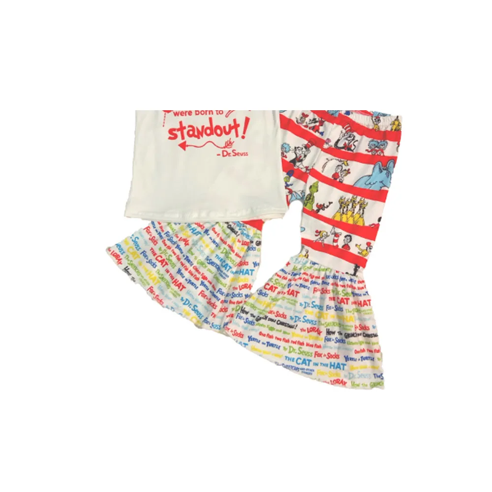 Коллекция 2019 года комплекты одежды с рисунком тыквы футболка летящими рукавами