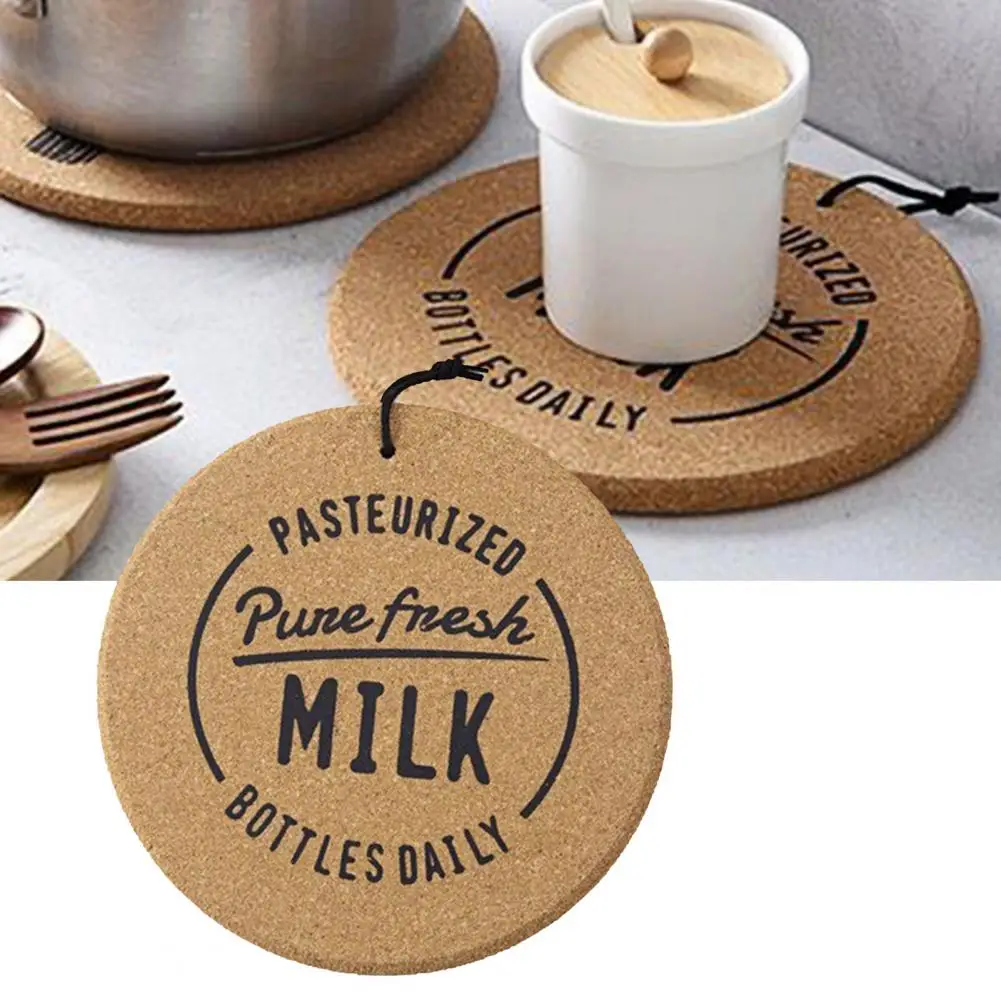 

Reusable wear-resistant wood insulated round table MATS for home suspension design table MATS for table decoration