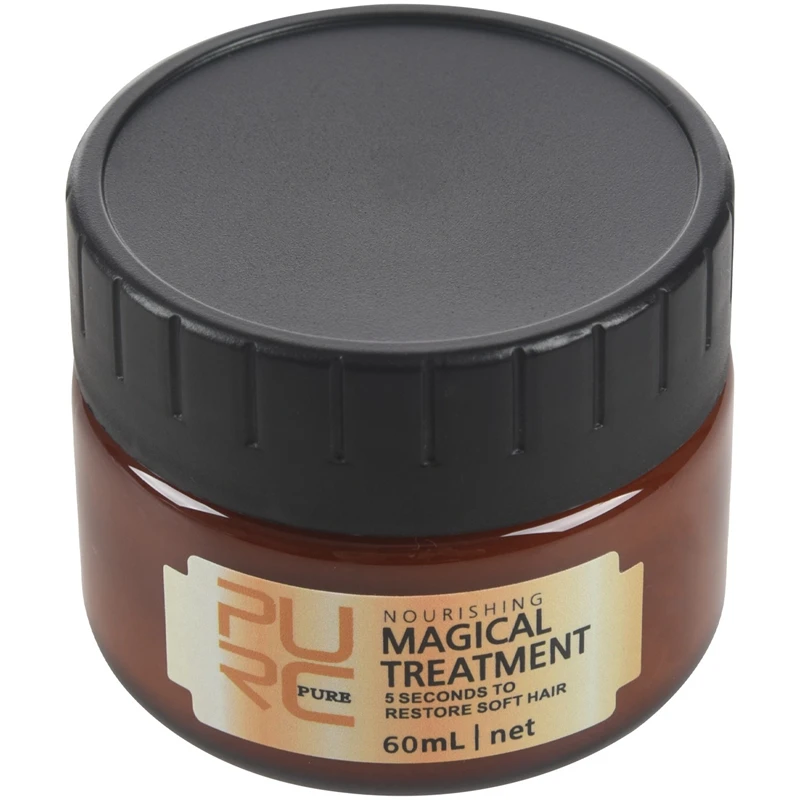 

PURC 60ml Magical Keratin Hair Treatment Mask 5 Seconds Repairs Damage Hair Root Hair Tonic Keratin Hair & Scalp Treatment