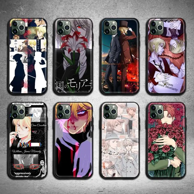 Чехол для телефона Anime Moriarty the Patriot для iPhone 12 11 Pro Max Mini XS 8 7 6 6S Plus X 5S SE 2020 XR.