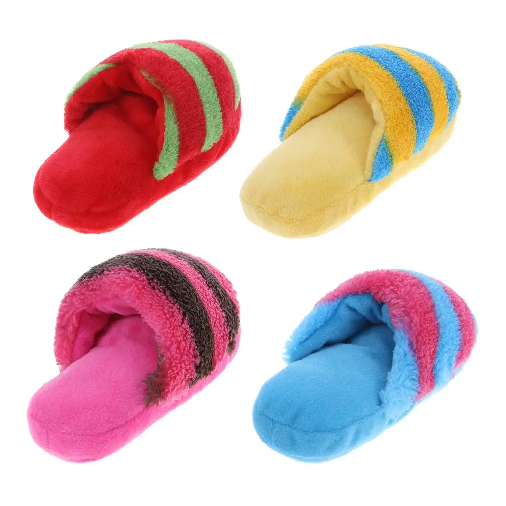 

Dog Cats Pet Toys Squeaker Plush Slipper Shaped Puppy Dog Sound Chew Play Toys for Funny Dog Products