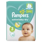 Pampers Active Baby-Dry подгузники 6-10 кг, размер 3, 22 шт.