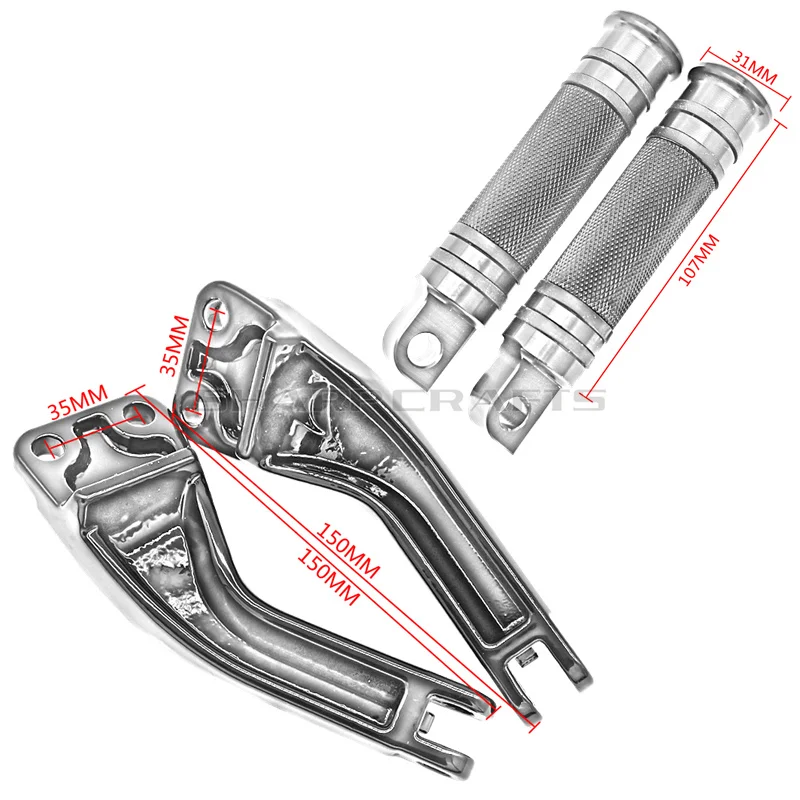 Пассажирские подножки, крепежные кронштейны для Harley Dyna Glide EFI FXDF FXDL FXDB FXDC FXD FLD FXDWG