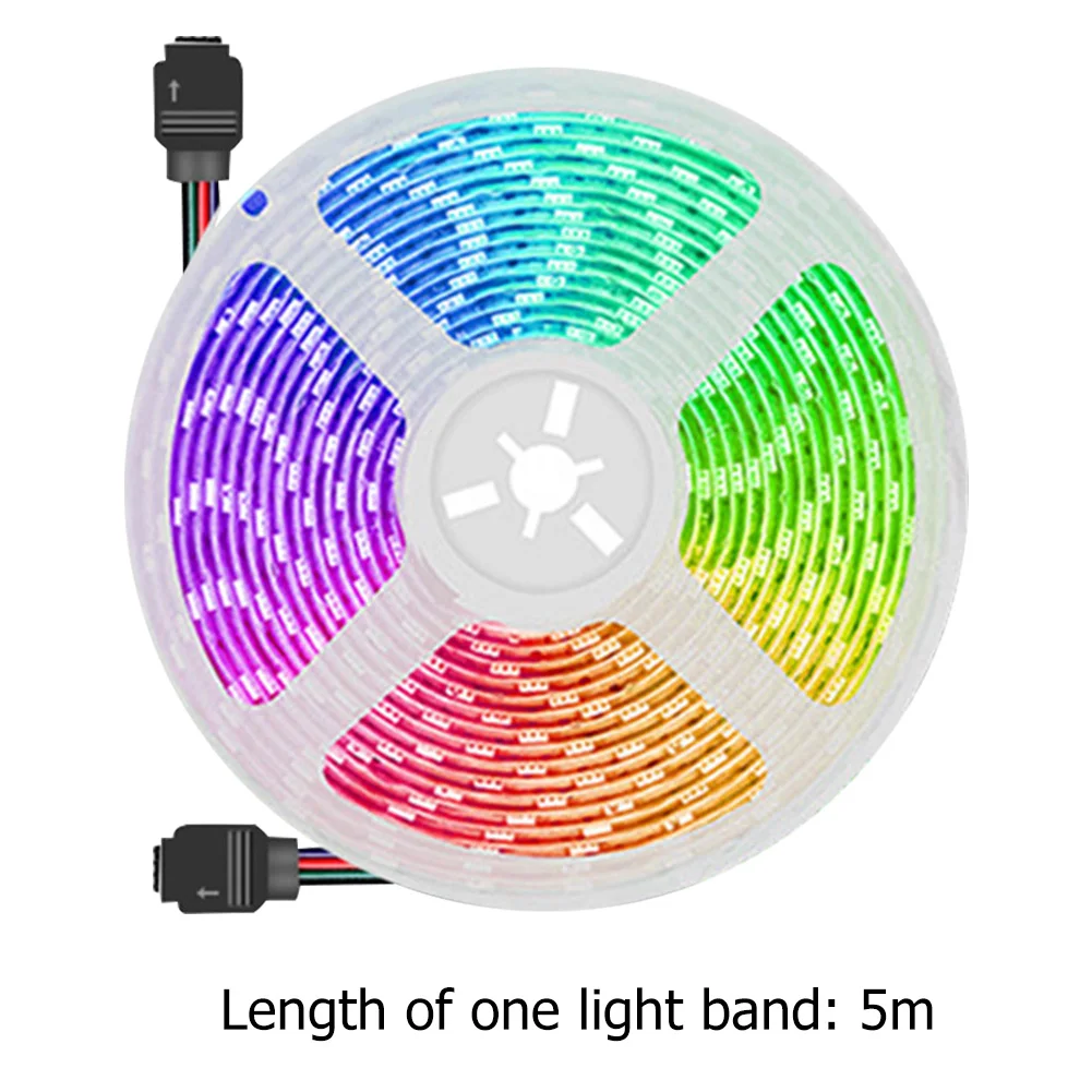 

5m 10m 15m LED Strip Light RGB SMD2835 Flexible Ribbon Bluetooth Phone APP TV Desktop Screen BackLight Diode Tape