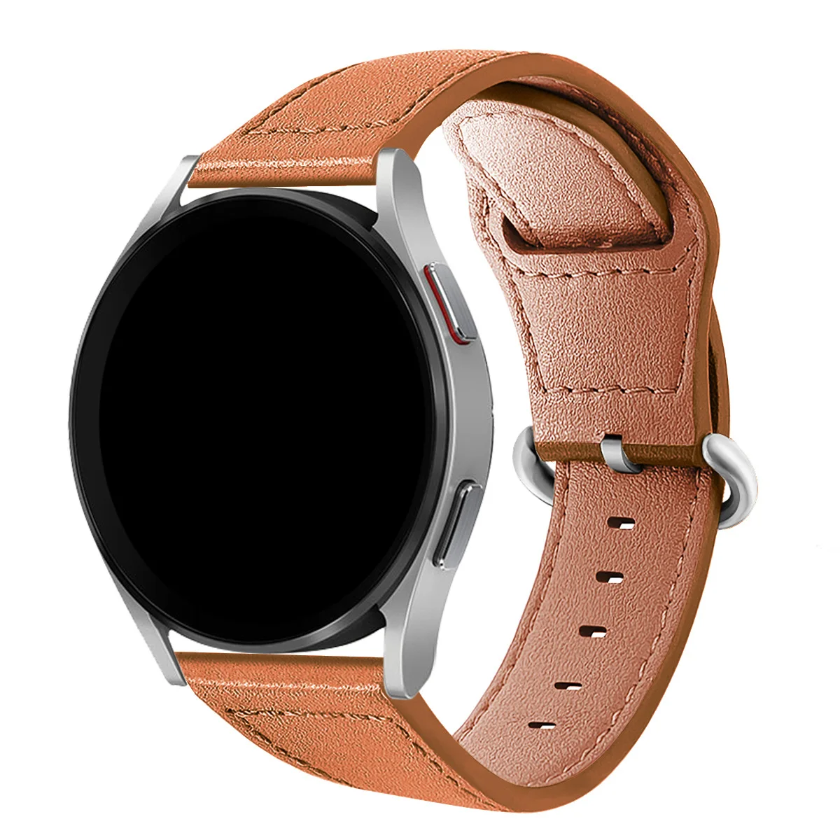 20mm Genuine Leather Strap Watchband For Samsung Galaxy watch 4 Classic 42mm 46mm  Galaxy Watch4/5 40mm 44mm Bracelet Belt Band enlarge