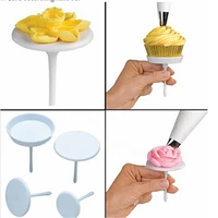 4pcs flower nail receptacle stand for cream decorating kitchen supplies accessories cake tools pastry and bakery accessories
