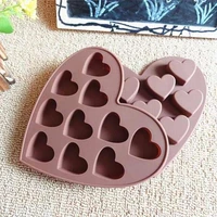 1 pcs heart cake mold silicone chocolate cake mold heart shape baking mold cake decoration accessories silicon moulds