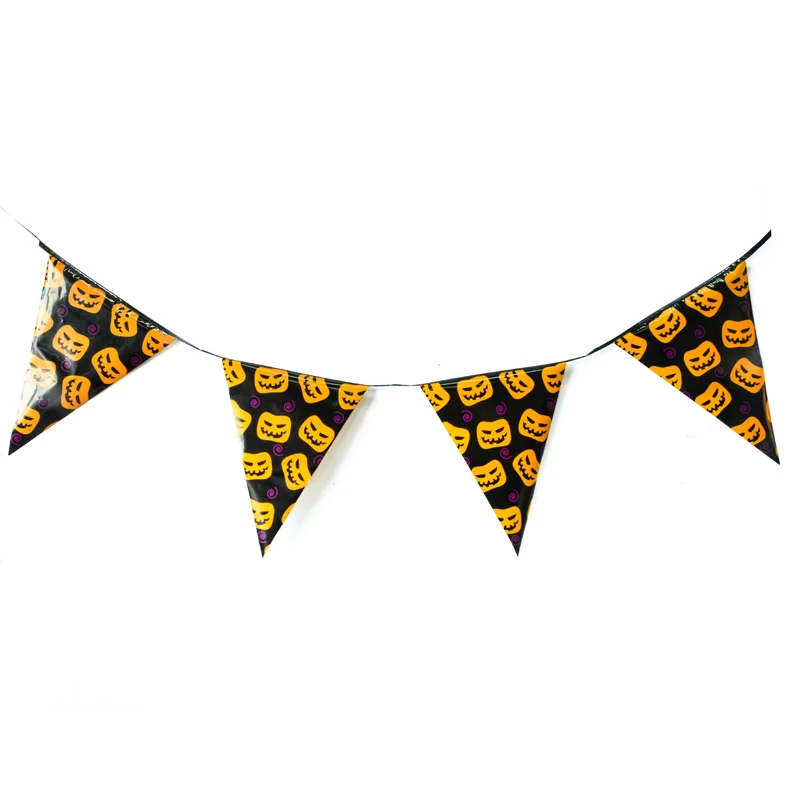 Декоративный Флаг на Хэллоуин треугольный флаг Растяжка украшение для детского