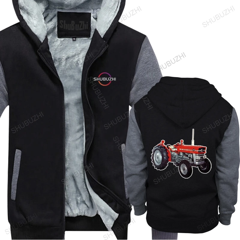 

Men thick pullover hoodies new arrived Massey Ferguson 135 Vintage sweatshirt Tractors Cotton New man brand hoody fleece jacket