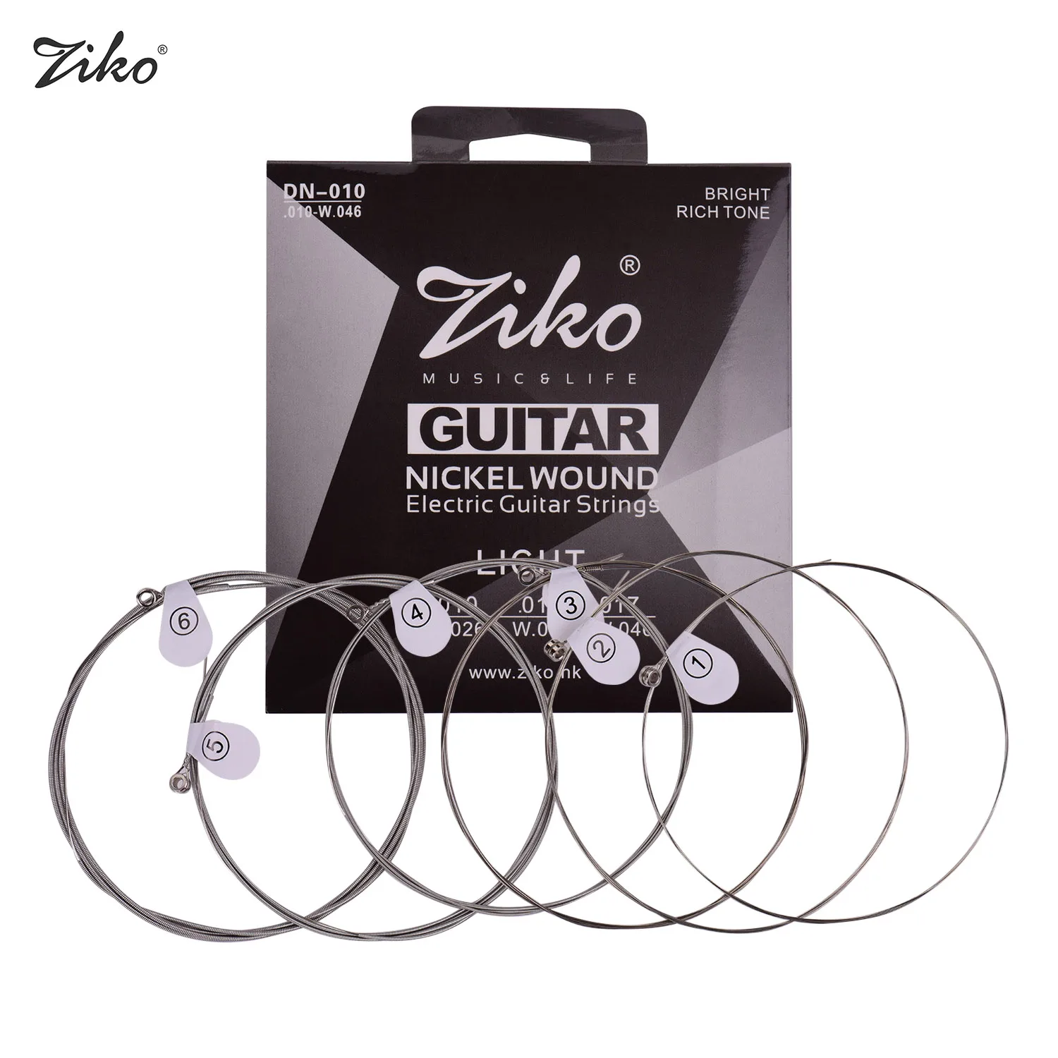 dn 009 extra licht gitarre saiten für elektrische gitarren hexagonal core namo beschichtung nickel wicklung 6 stücke saiten set free global