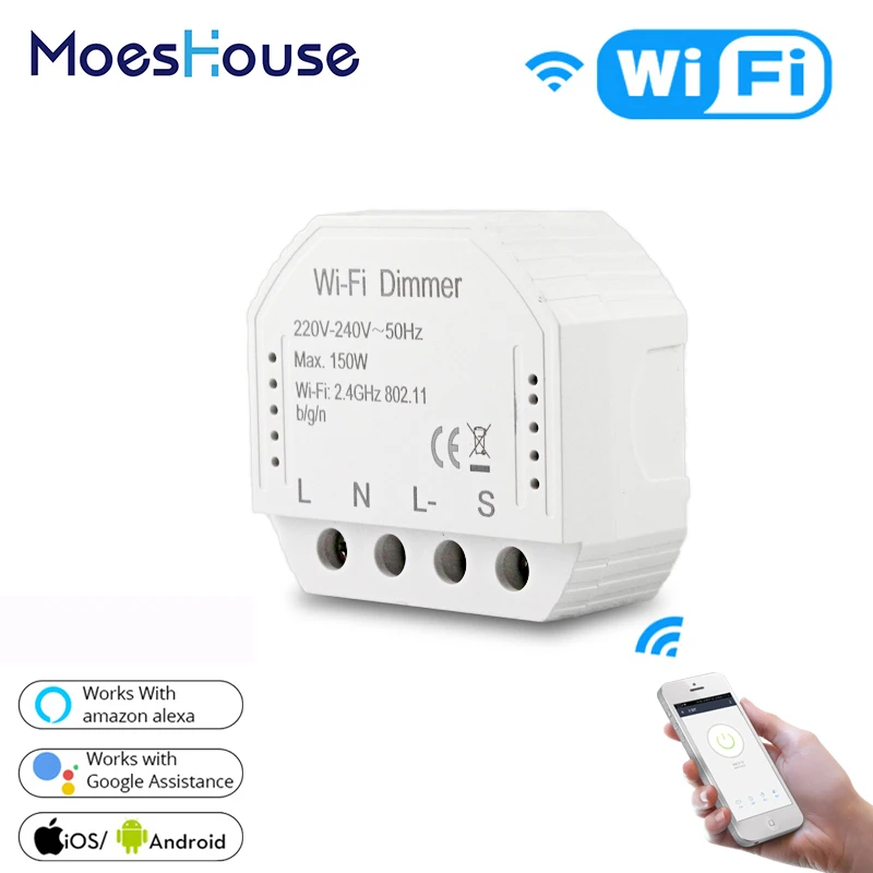DIY умный WiFi светильник светодиодный диммер Smart Life/Tuya APP пульт дистанционного