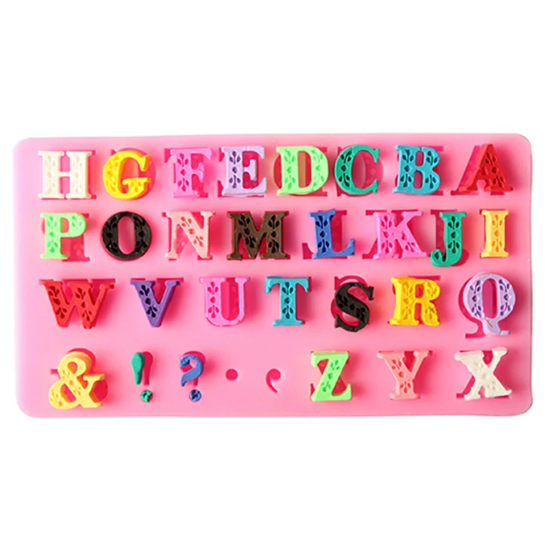 

Uppercase Letter Silicone Mold Capital Soft for UV Resin Alphabet A To Z