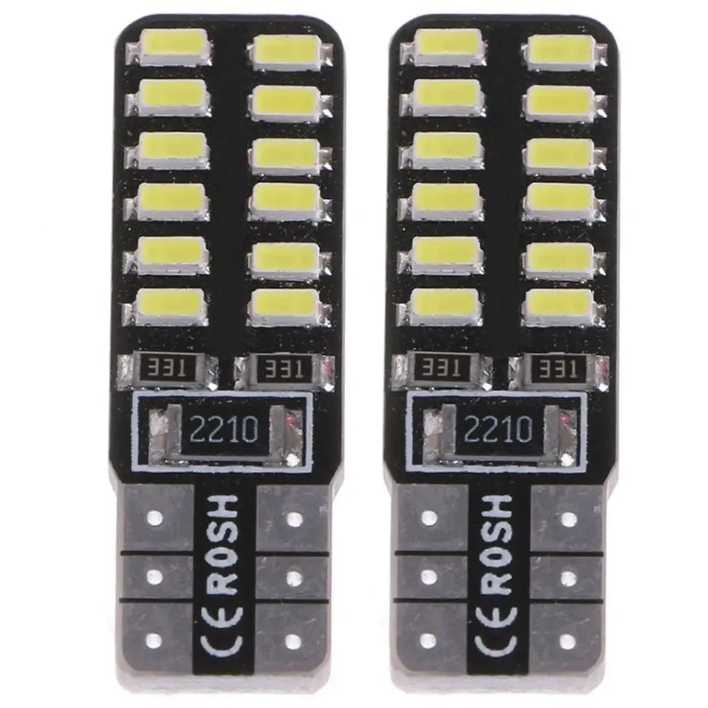 2 шт. T10 194 W5W SMD3014 24LED Canbus безошибочный автомобильный клиновидный боковой
