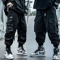 streetwear cargo pants mens hip hop fashion pockets cotton sweatpants sports joggers male casual trousers man harem pants autumn