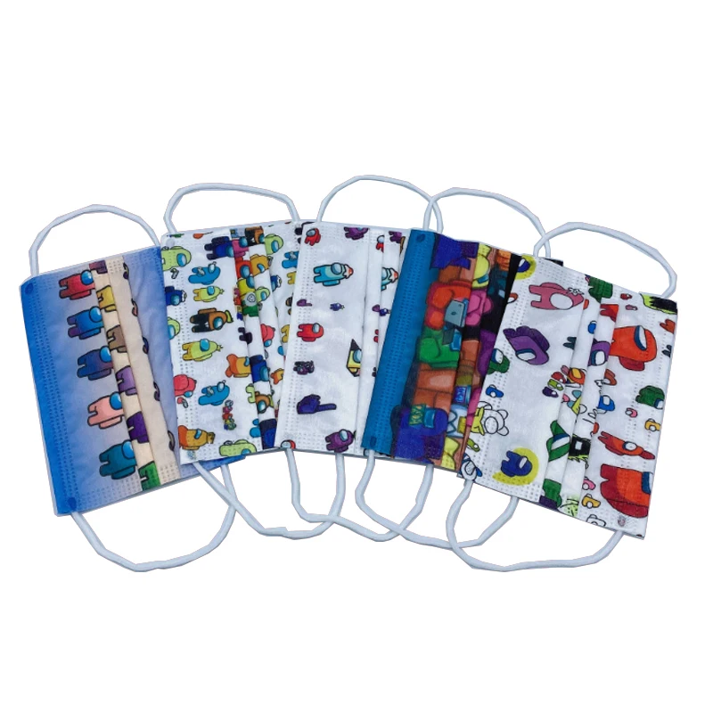 10 500 шт. одноразовые детские маски с тремя слоями пыли|Маски| |