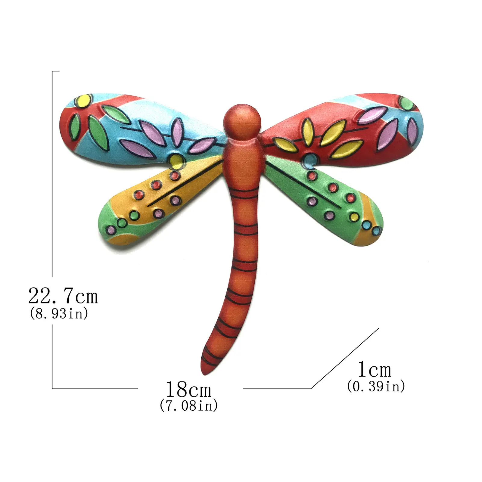 

4pc Dragonfly Realistic Wall Art Ornament Home Ornament Wall Art Decor Wall Decoration for Bedroom Garden Living Room