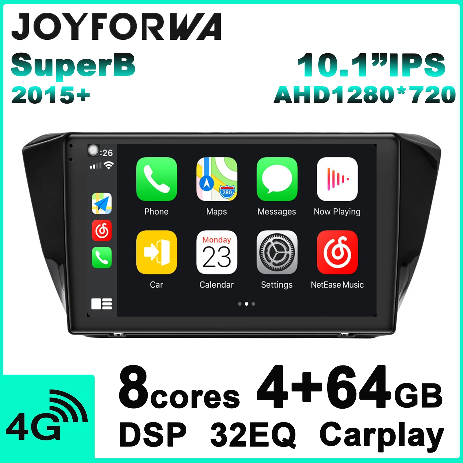 Автомобильный мультимедийный радиоприемник DSP Carplay Android 8 1 для Skoda Super B 2015 + GPS SPDIF