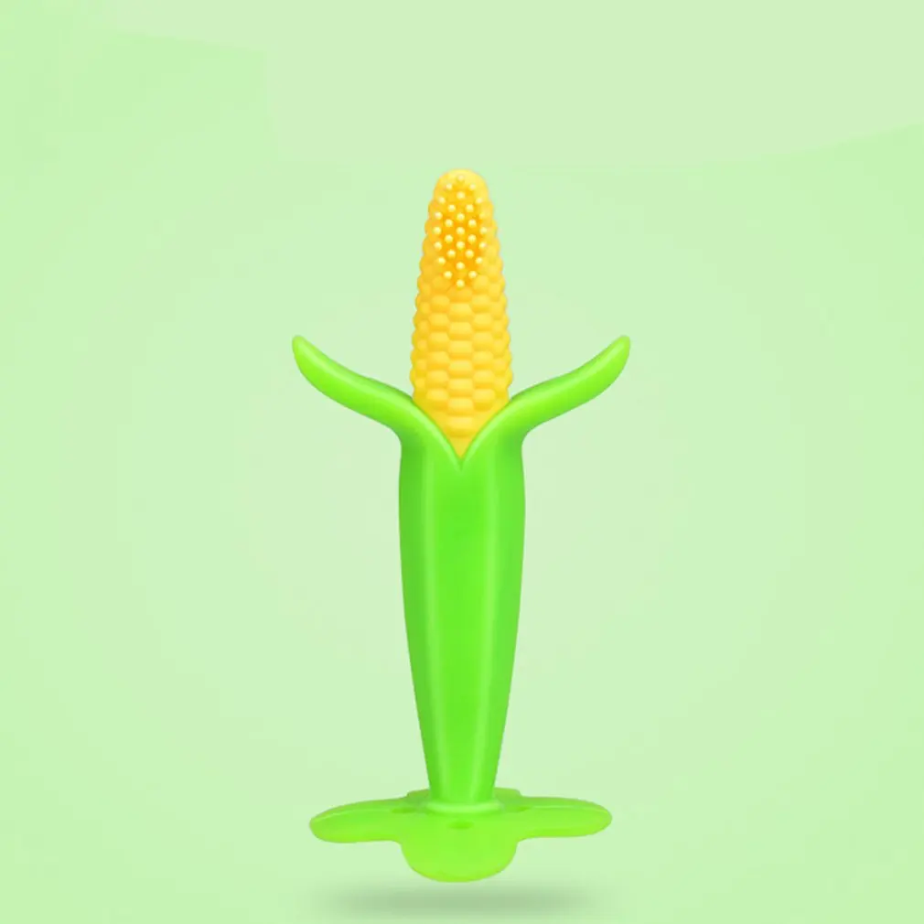 

Baby Teethers Banana Corn Penguin Shape Baby Teething Pacifier Safety Silicone Chew Infant Oral Tooth Brush Soother Dropshipping