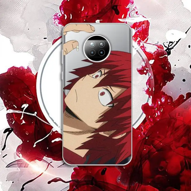 

kirishima My hero academia anime Phone Case Transparent for Xiaomi Redmi note 10 t 8 9 pro lite 11