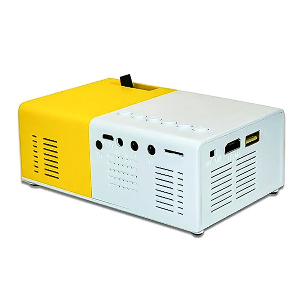 

J9 Portable Mini Projector 1080P Mini Home Projector AV USB SD TF Card USB Portable Pocket Beamer With Phone PK YG300