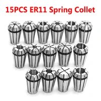 15pcs er11 spring collet set for cnc engraving machine milling lathe tool tool holder freeshipping