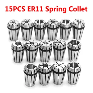 15 шт. ER11 пружинный набор цанг для гравировального станка с ЧПУ и фрезерного станка держатель инструмента Бесплатная доставка