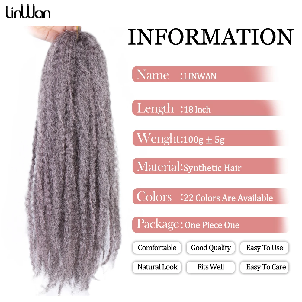 Удлинители волос Marley с плетением мягкие синтетические волосы косичкой Омбре