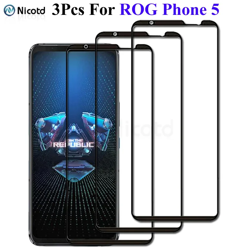 Защитное стекло закаленное для Asus ROG Phone 5 ZS673KS 9H | Мобильные телефоны и аксессуары