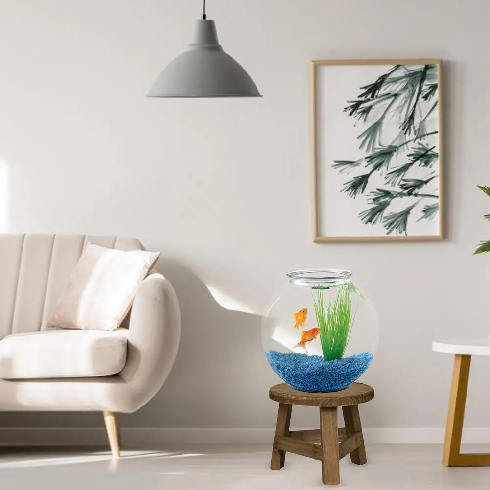 

Solid Wood Round Bench Flower Pot Holder Plant Succulent Flower Pot Base Display Stand Stool Home Garden Patio Decor Wholesales