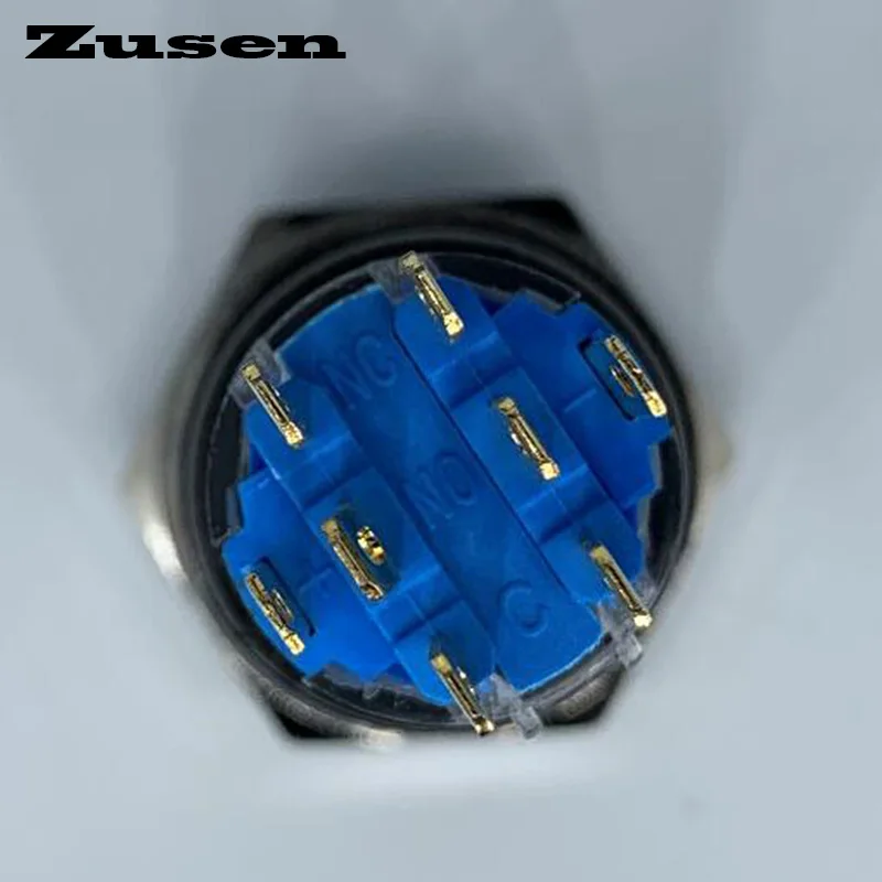 Zusen 19 мм Фиксация Тип 2no2nc кнопка переключатель (ZS19F 22ZE/R/12V/N)|switch switch|switch latchingswitch 12v |