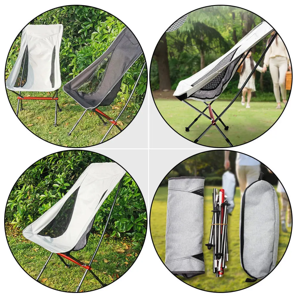 

1pc Outdoor Fishing Chair Folding Chair Portable Stool Fishing Chair Supplies