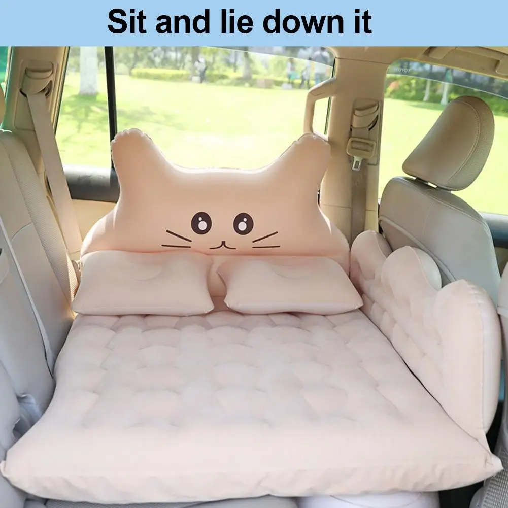 Автомобильный надувной дорожный матрас универсальная кровать для заднего