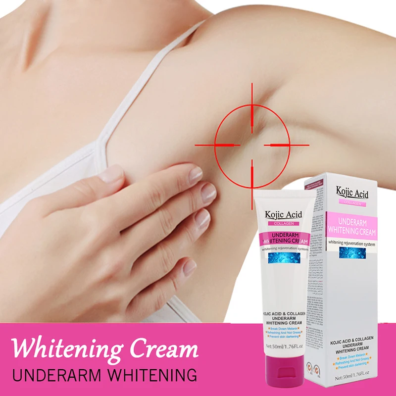 

Kojic Acid Collagen Whitening Cream Bleaching Face Body Underarm Armpit Legs Knees Private Parts Lightening Creams Skin Care