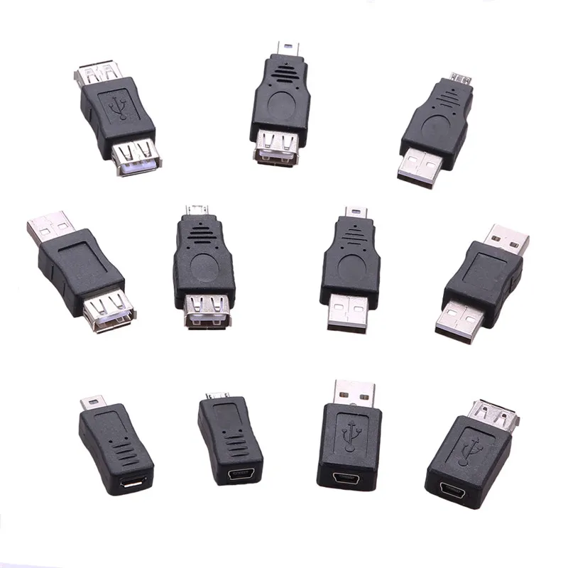 USB OTG мини микро 5pin адаптер конвертер папа мама гаджеты|Кабели для MP3/MP4-плееров| |
