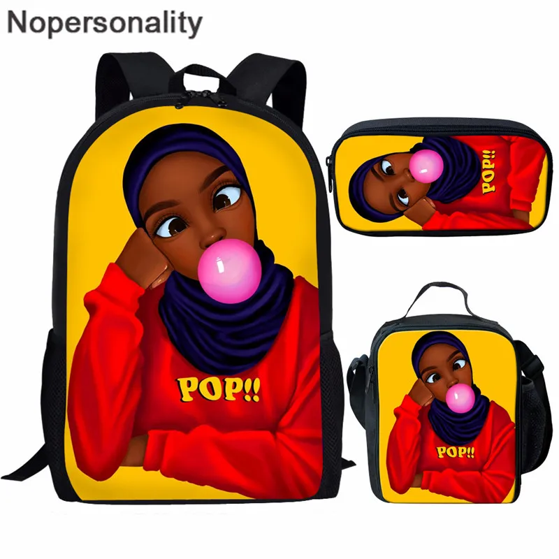 Детская школьная сумка Nopersonality рюкзак для девочек с принтом волшебных пузырей