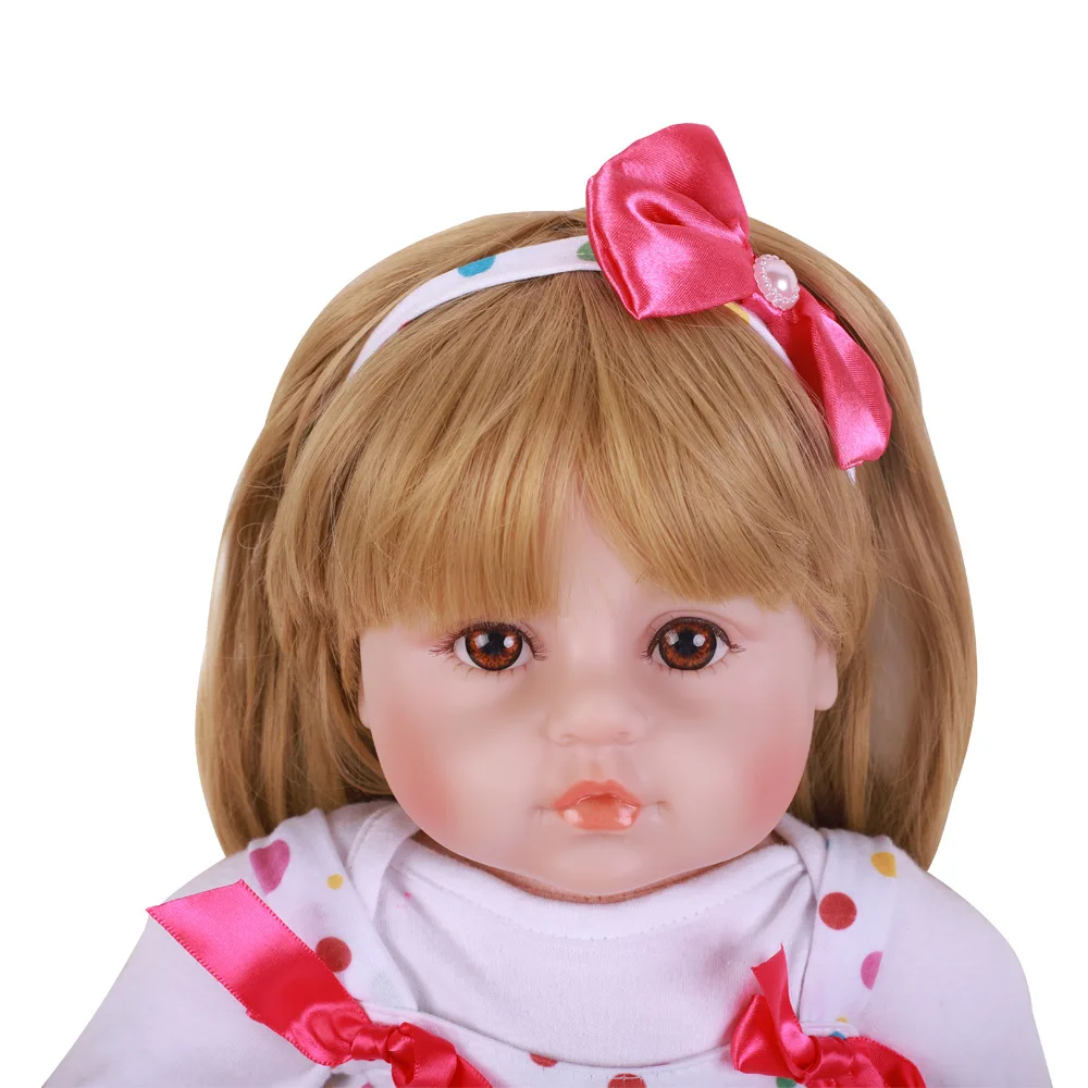 Pickwoo 48 см bebes Кукла реборн девочка кукла мягкий силиконовый хлопок Boneca reborn Brinquedo