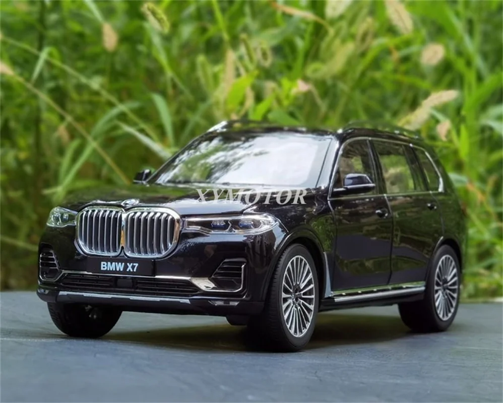 

Модель автомобиля Kyosho 1/18 для BMW X7 G07 2019 металлическая литая, черная/синяя/коричневая, игрушки, Подарочный дисплей, коллекционные украшения