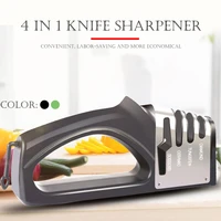 knife sharpener 4 in 1 diamond coated fine rod knife shears scissors sharpening stone system knife sharpener 3 stages