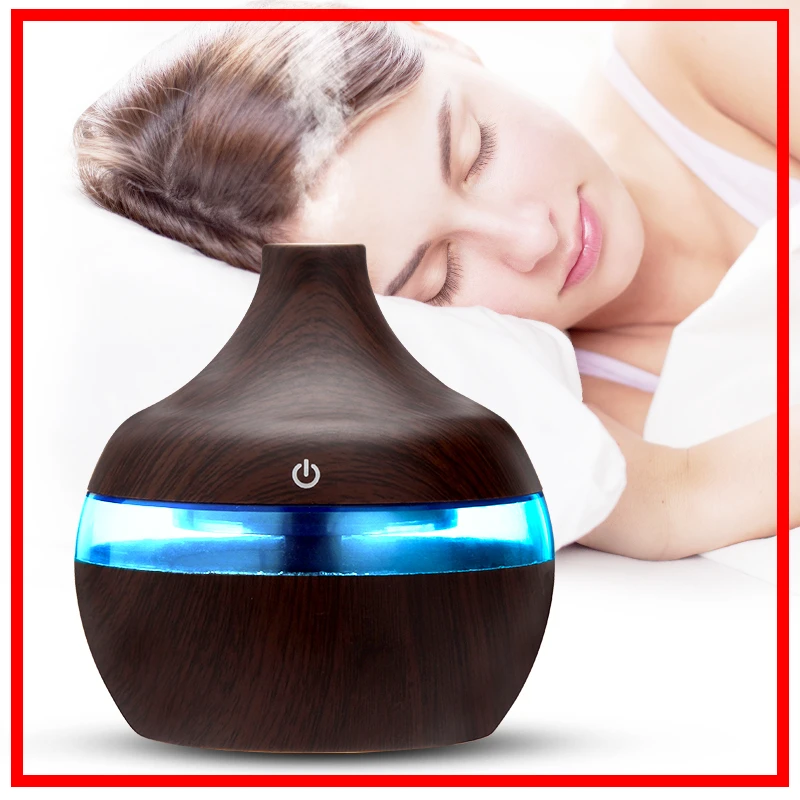 USB Электрический ультразвуковой увлажнитель воздуха Арома диффузор 300 мл эфирное