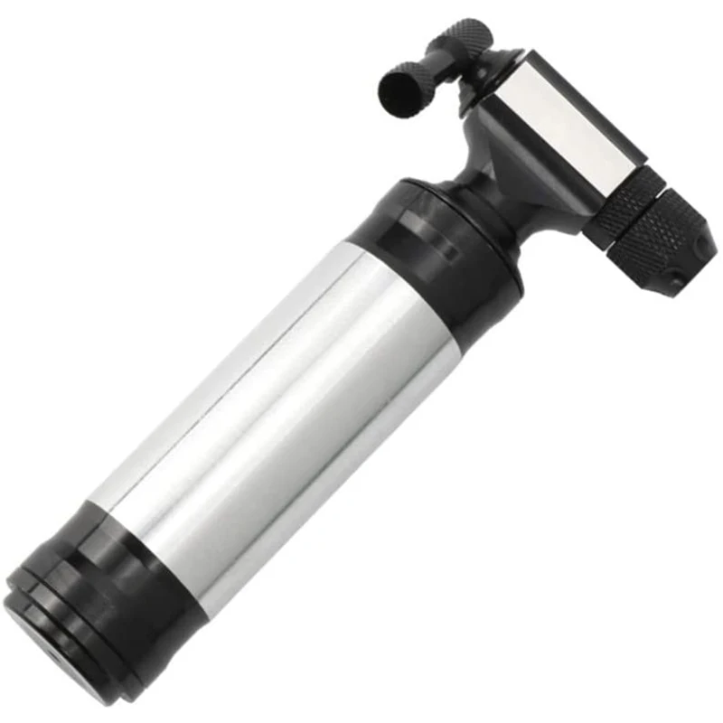 

Bike Pump Universal Bicycle Tire Pump Co2 Inflatable Head with Protective Capsule Fast Inflating Pumps for MTB Road Bike