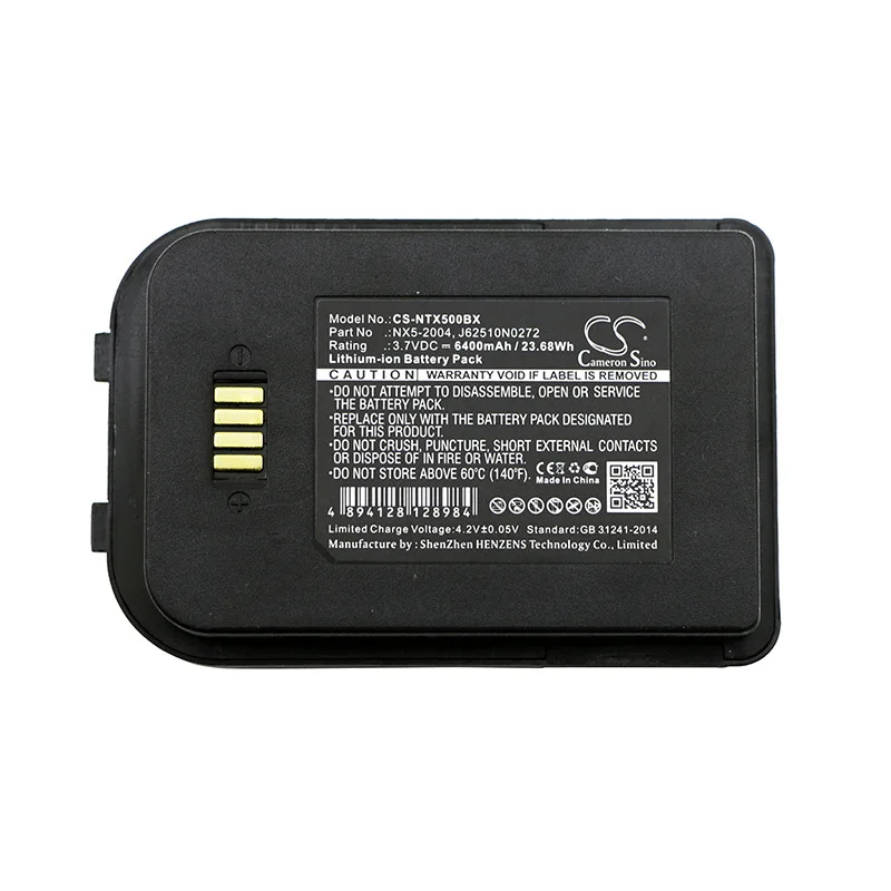 

Cameron Sino 6400mAh Battery for Bluebird Pidion BIP-6000, Handheld Nautiz X5 eTicket, Nautiz X5 eTicket,NX5-2004