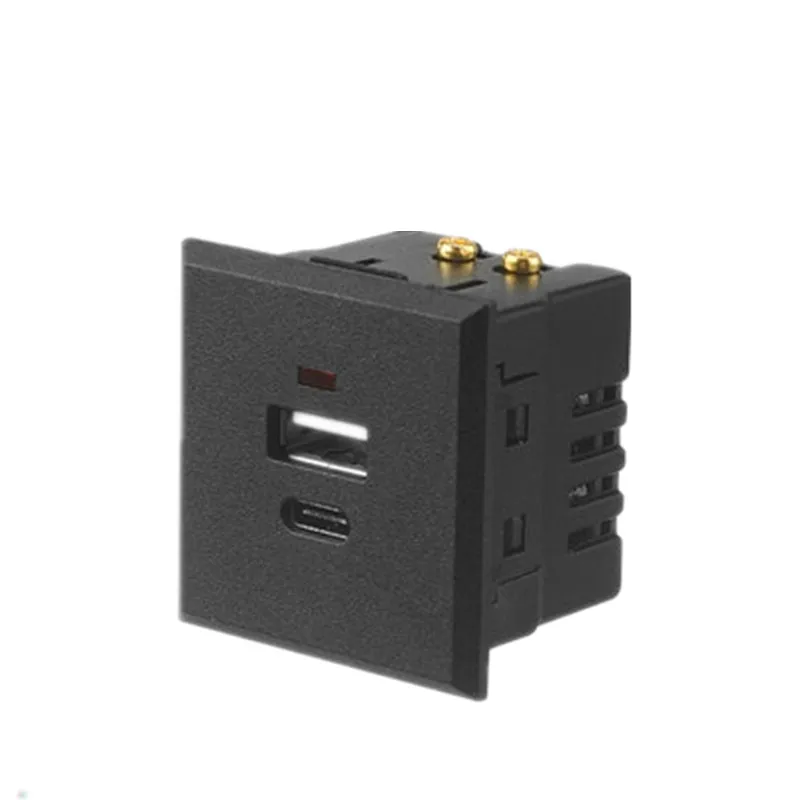 Сетевая розетка с выходом USB Type-C AC/DC 220-5 В |