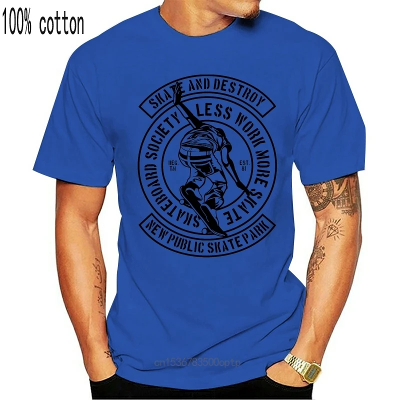 

New Skate And Destroy Unisex T-Shirt Stylish Custom Tee Shirt