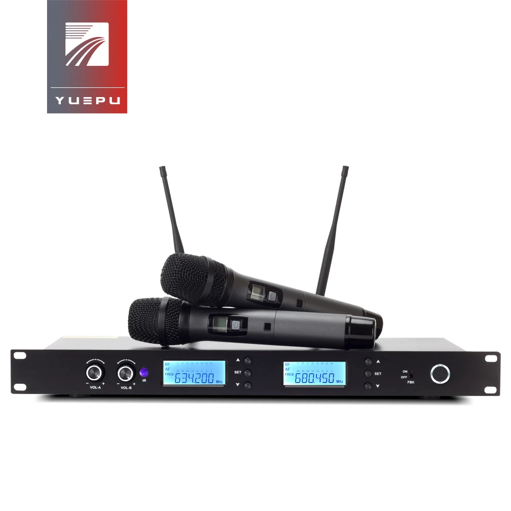 Хорошее качество! Профессиональная Беспроводная микрофонная система UHF