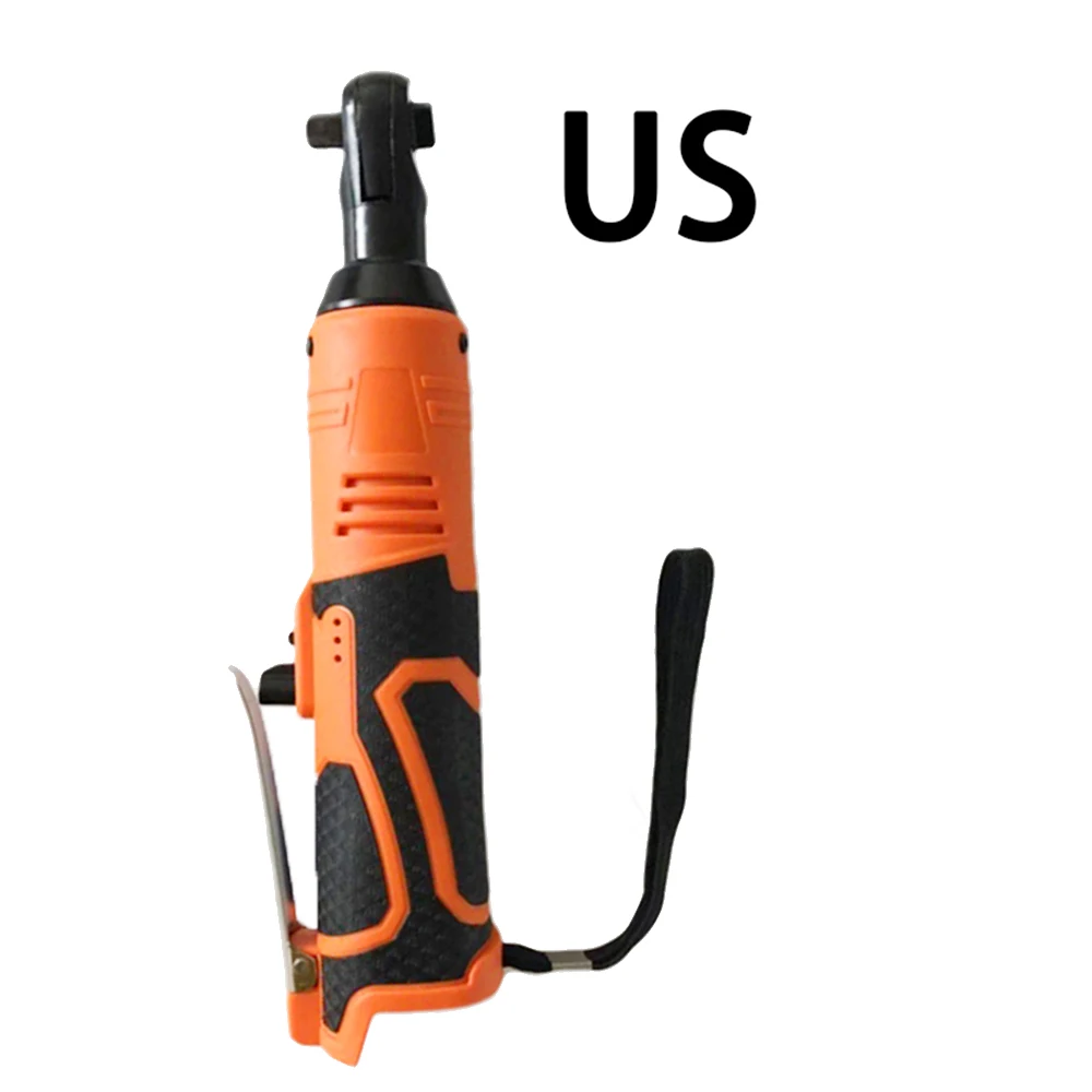 25V 90N. m 3/8 ''перезаряжаемый Электрический беспроводной Трещоточный ключ набор инструментов AU/US/UK/EU вилка 110-220V пластиковый Мультитул без батареи