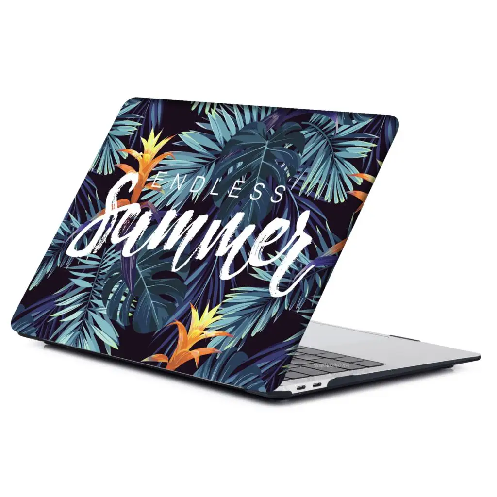 Чехол для ноутбука с цветами для MacBook Touch ID Air 13 A1932 для MacBook Air Pro retina 11 12 13 13,3 15 touch bar A2159+ чехол для клавиатуры